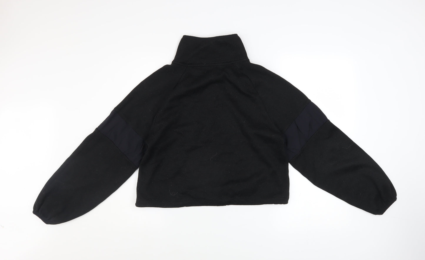 Victoria’s Secret PINK Girls Black Fleece 1/2 Zip Pullover Sweatshirt S