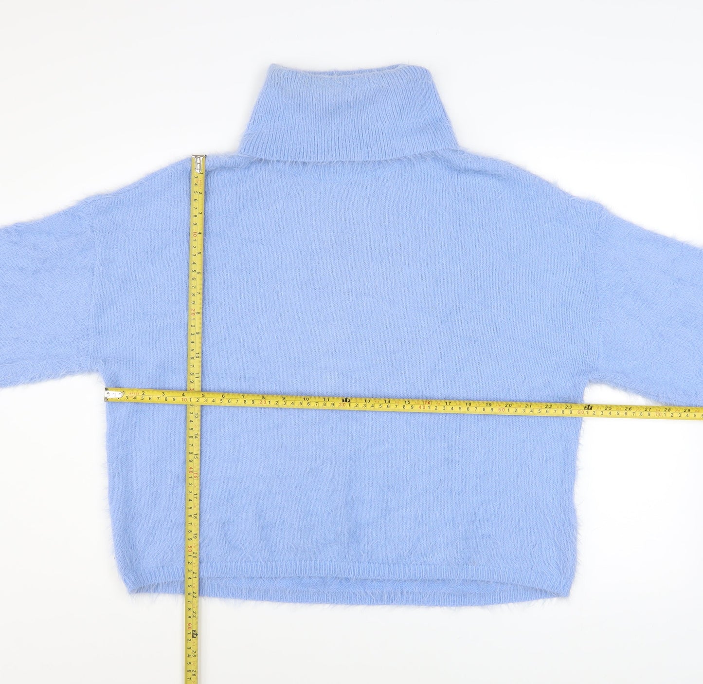 Vero Moda Women’s Blue Roll Neck Long Sleeve Pullover Jumper XL