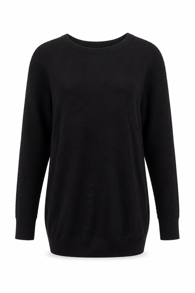 H&M Mama Women's Black Knit Long Sleeve Pullover Jumper Size S