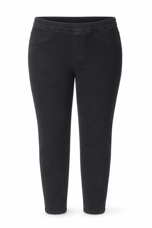TEX Womens Black Jegging Jeans XL Slim Fit Stretch Denim