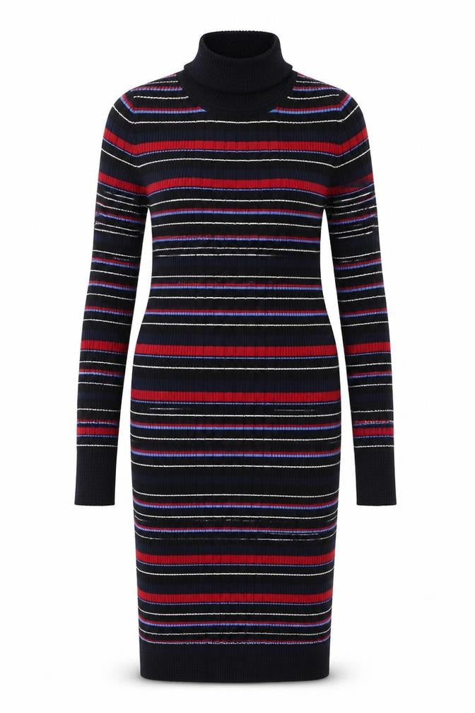 Next Womens Multicoloured Size 14 Knit Midi Bodycon Dress