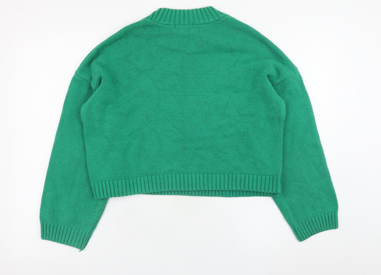 ASOS Women’s Green Tiger Floral Pullover Jumper Size 10