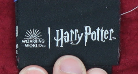 Harry Potter Men's Red Hogwarts Embroidered Sweatshirt Size S