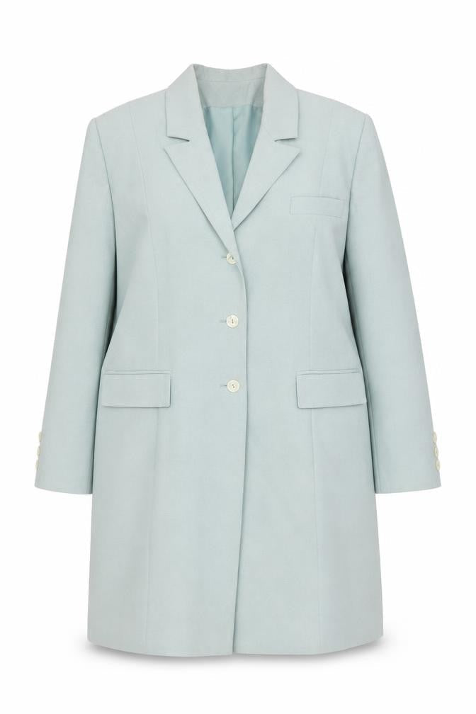 Modern Classics Women’s Green Long Buttoned Overcoat Size 18