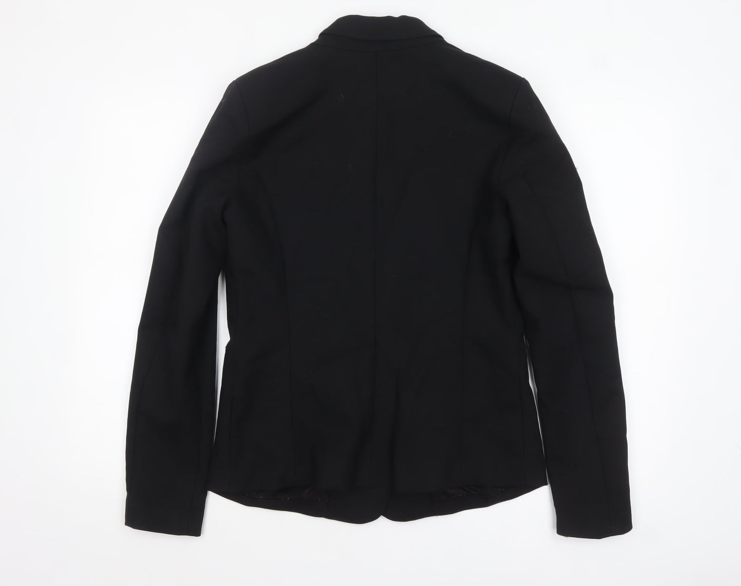 Y.A.S Womens Black Regular Fit One-Button Blazer Jacket Size L