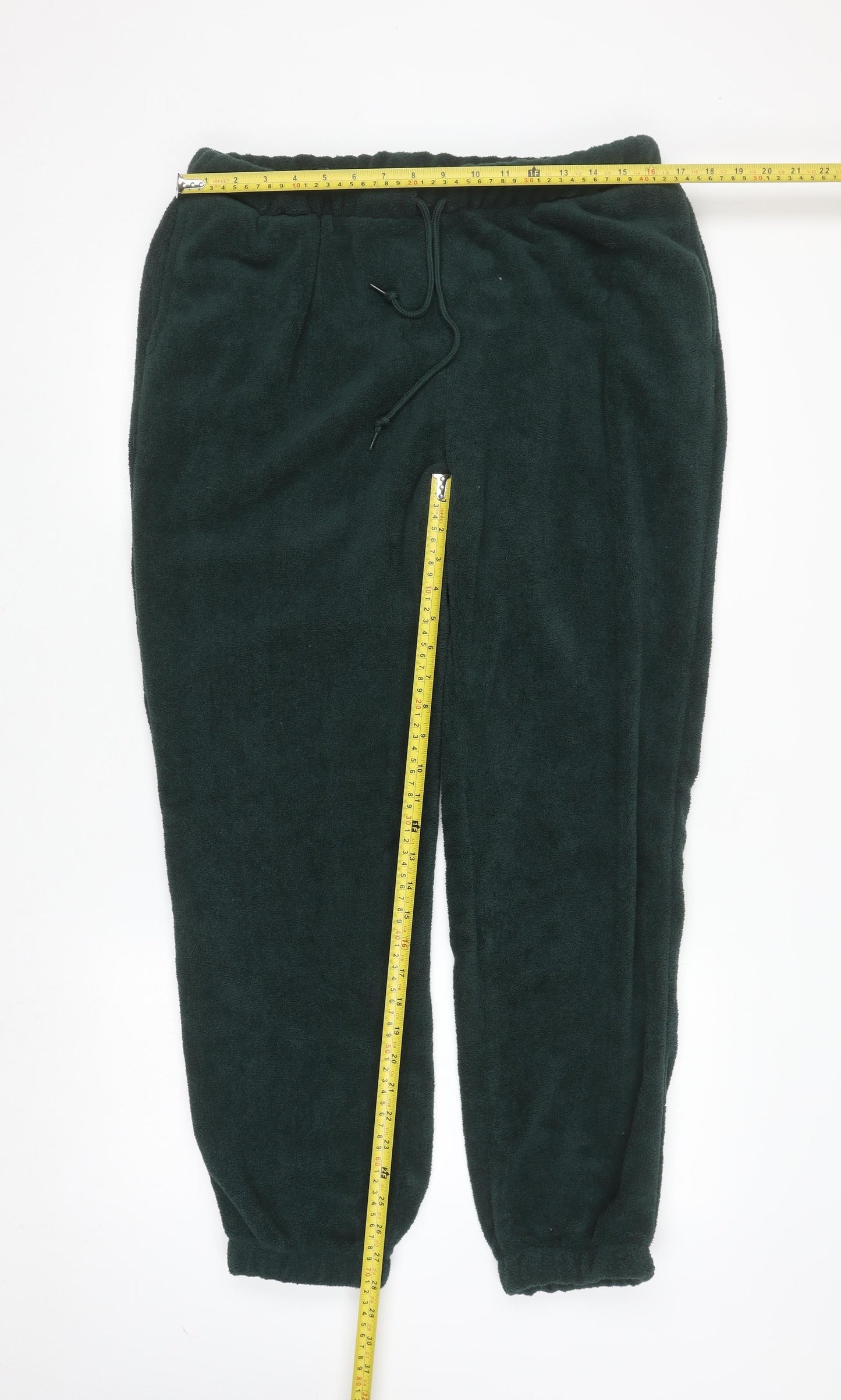 ASOS DESIGN Womens Green Fleece Sweatpants Size M (UK 12-14)