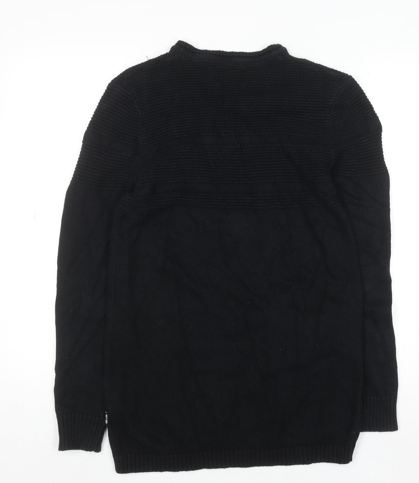 ONLY & SONS Unisex Adults Black S Pullover Knit Jumper