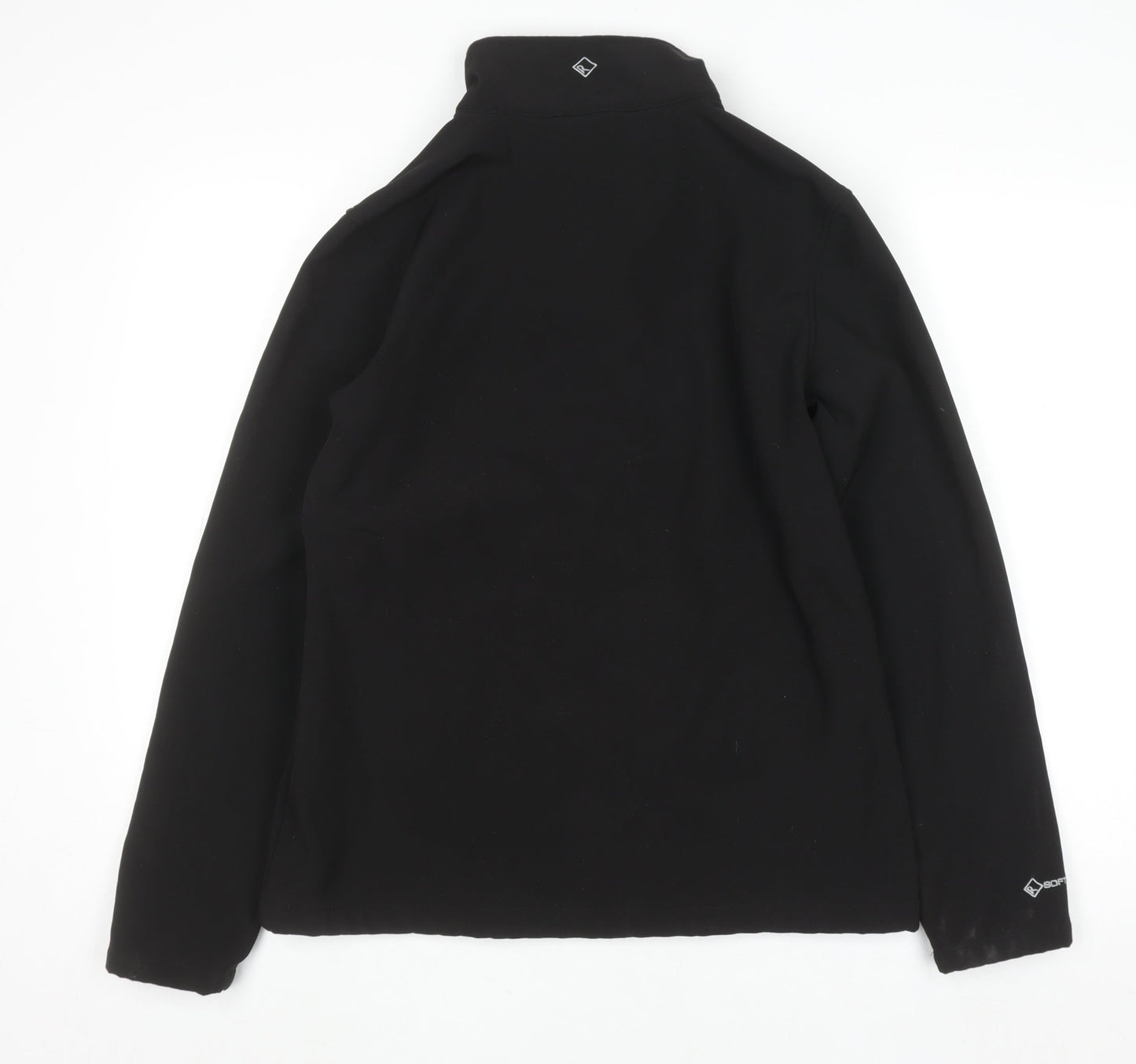 Regatta Great Outdoors Women's Black Softshell Full Zip Jacket Size 10