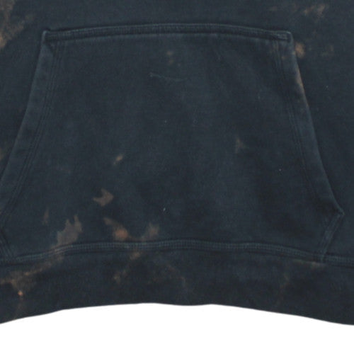 Nike Men's Black Bleach Effect Pullover Hoodie Size M