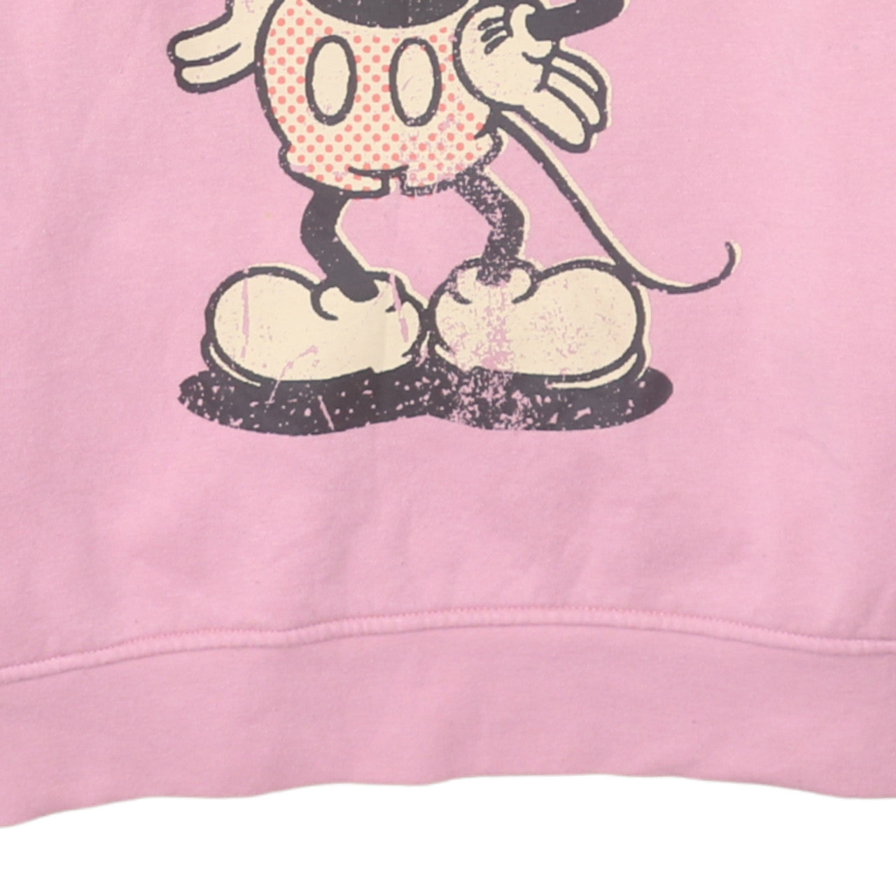 Disney Women Pink Mickey Graphic Pullover Hoodie XS