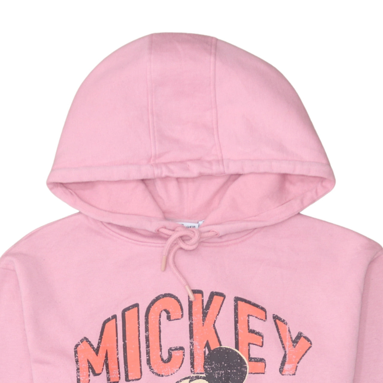 Disney Women Pink Mickey Graphic Pullover Hoodie XS