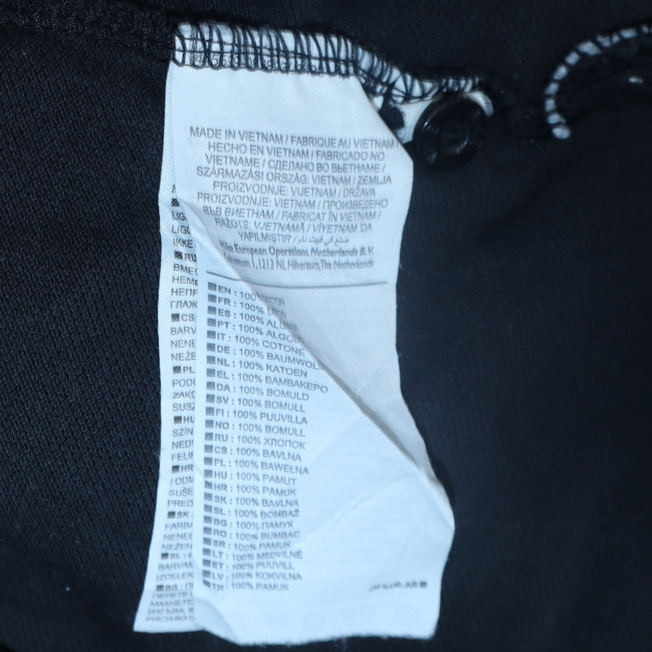 Nike Men’s Black Polo Shirt Size S Cotton Regular Fit