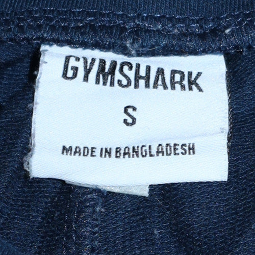 Gymshark Women's Navy Jogger Sweatpants S Drawstring Elastic Waist