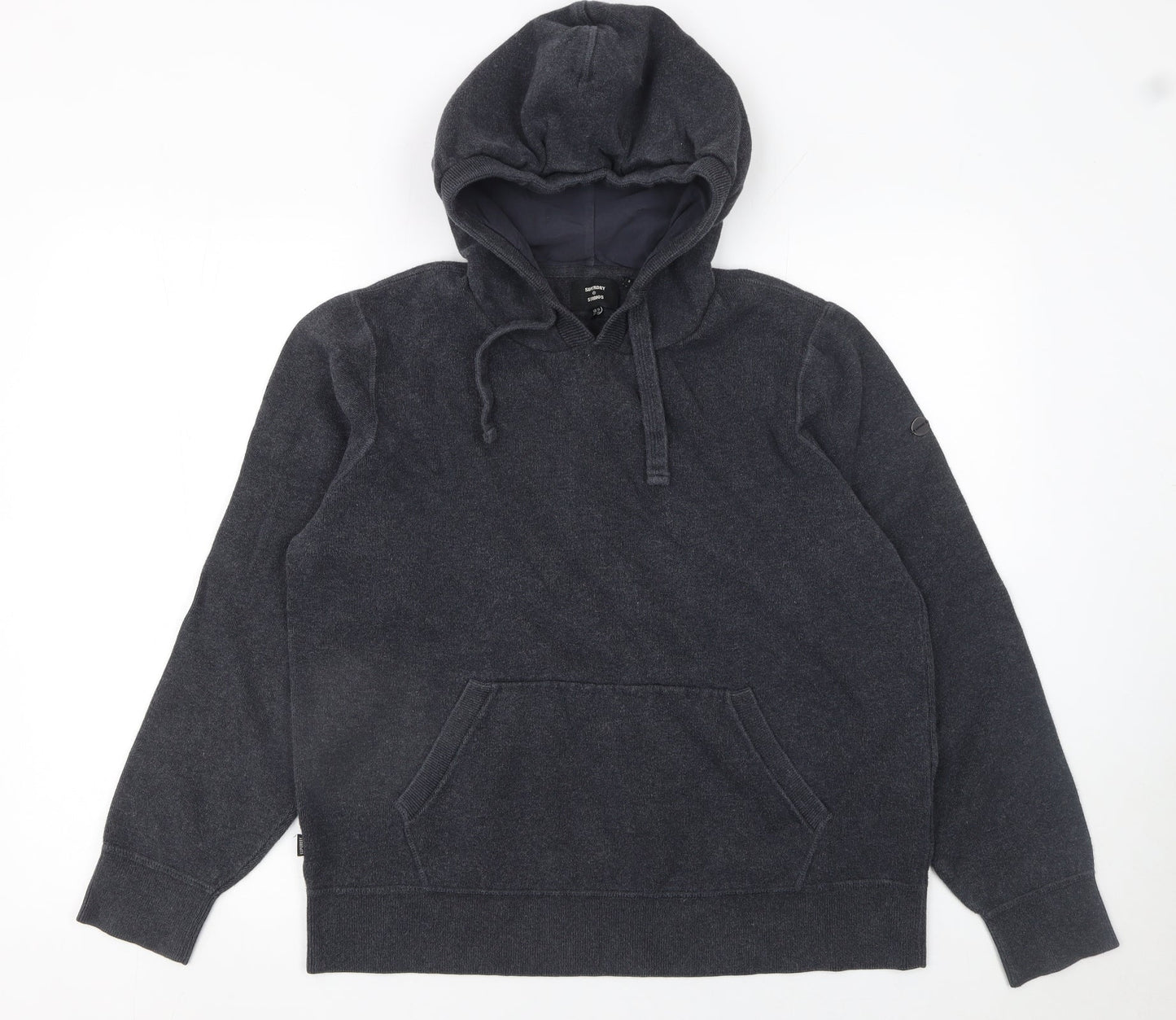 Superdry Womens Grey Size 14 Hooded Basic Activewear Jacket