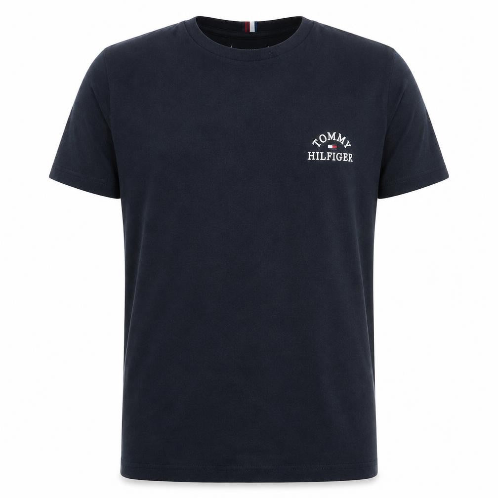Tommy Hilfiger Men's Black Organic Cotton Crew Neck T-Shirt L