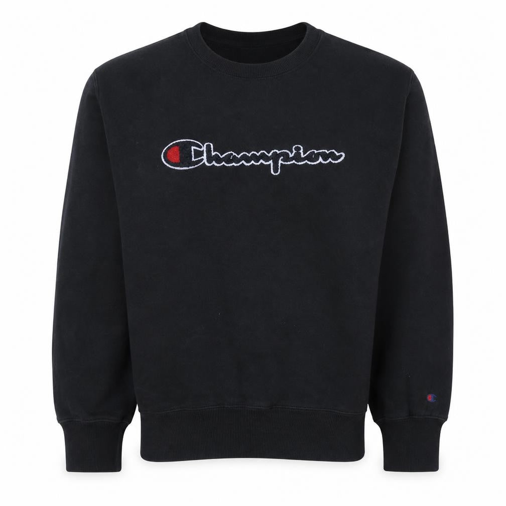 Champion Men's Black XL Crew Neck Pullover Sweatshirt