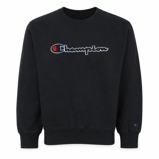 Champion Men's Black XL Crew Neck Pullover Sweatshirt