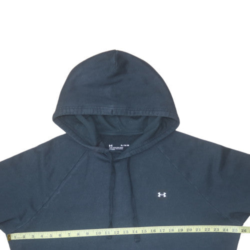 Under Armour Men’s Black XL Pullover Hoodie Sweatshirt Logo Fleece