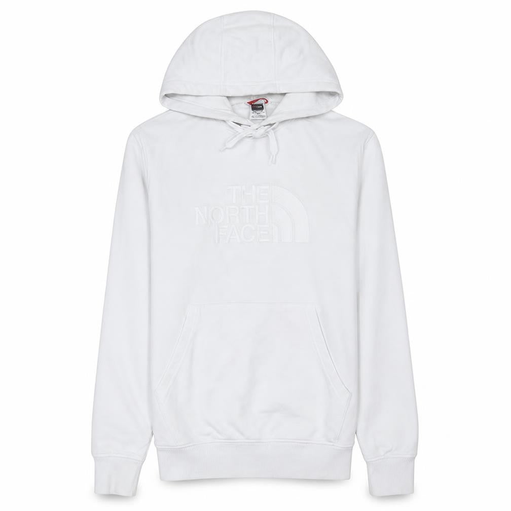 The North Face Men's White Pullover Hoodie Size S Logo Cotton