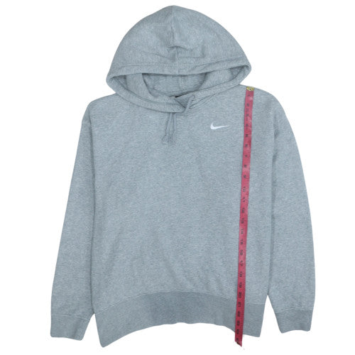 Nike Men's Grey Pullover Hoodie Medium Regular Fit Fleece