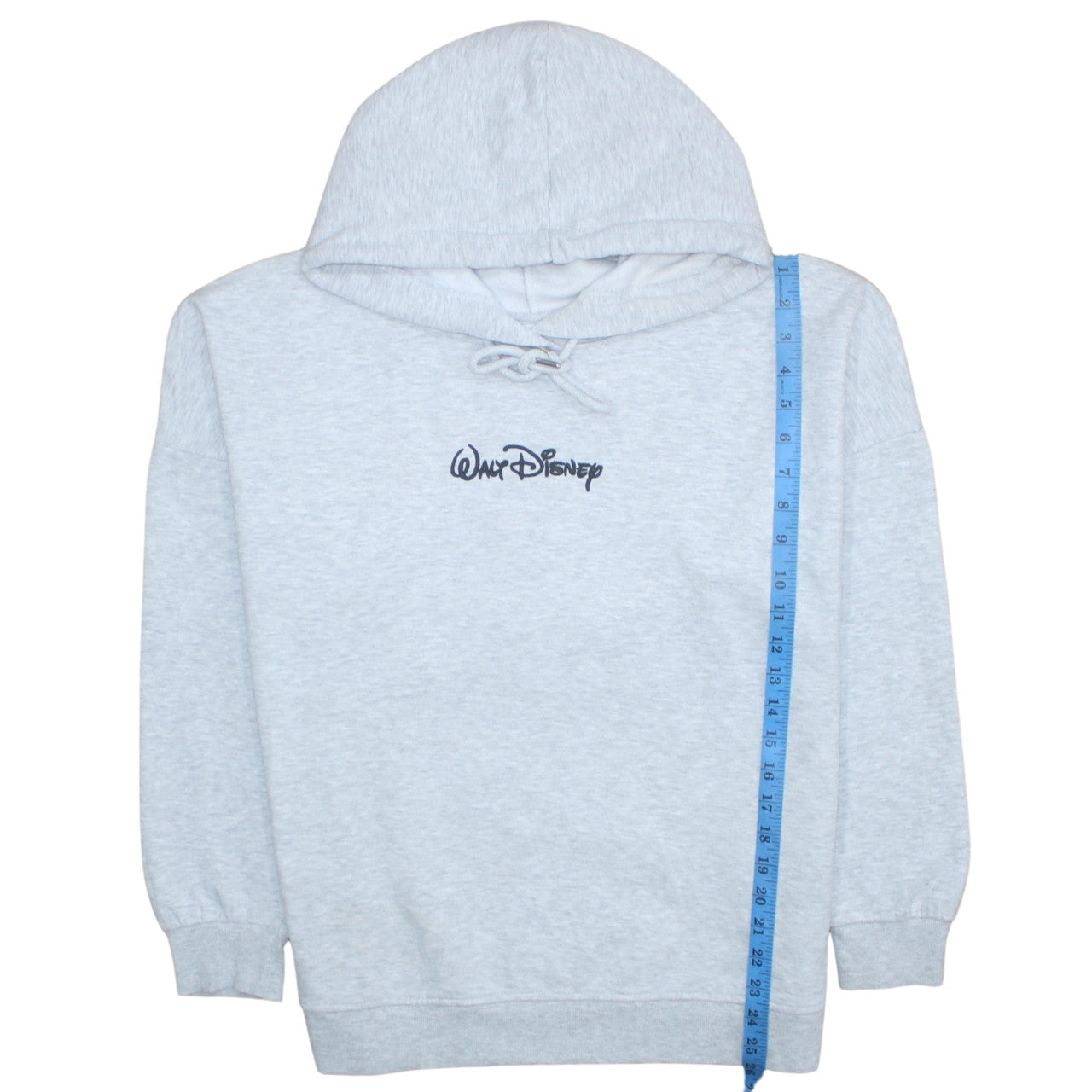 Disney Mickey & Friends Grey Hoodie Women M 12-14 Pullover Sweatshirt