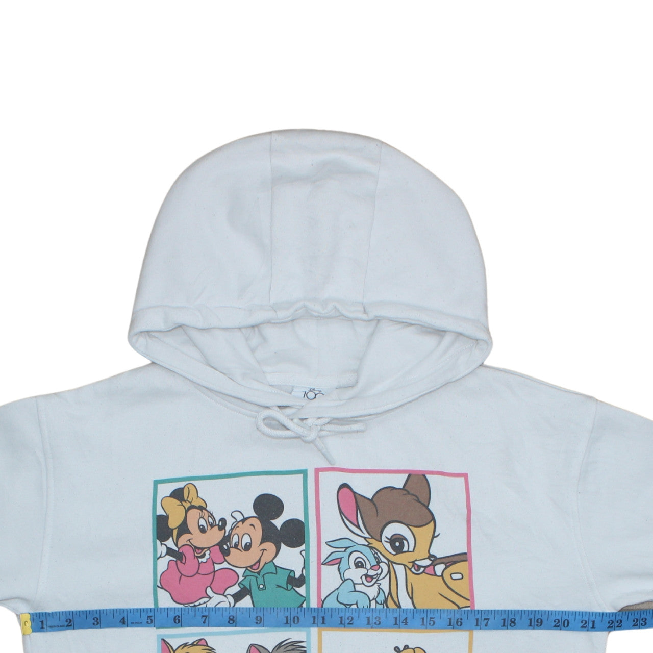 Primark Disney 100 White Pullover Hoodie Women S Graphic Print