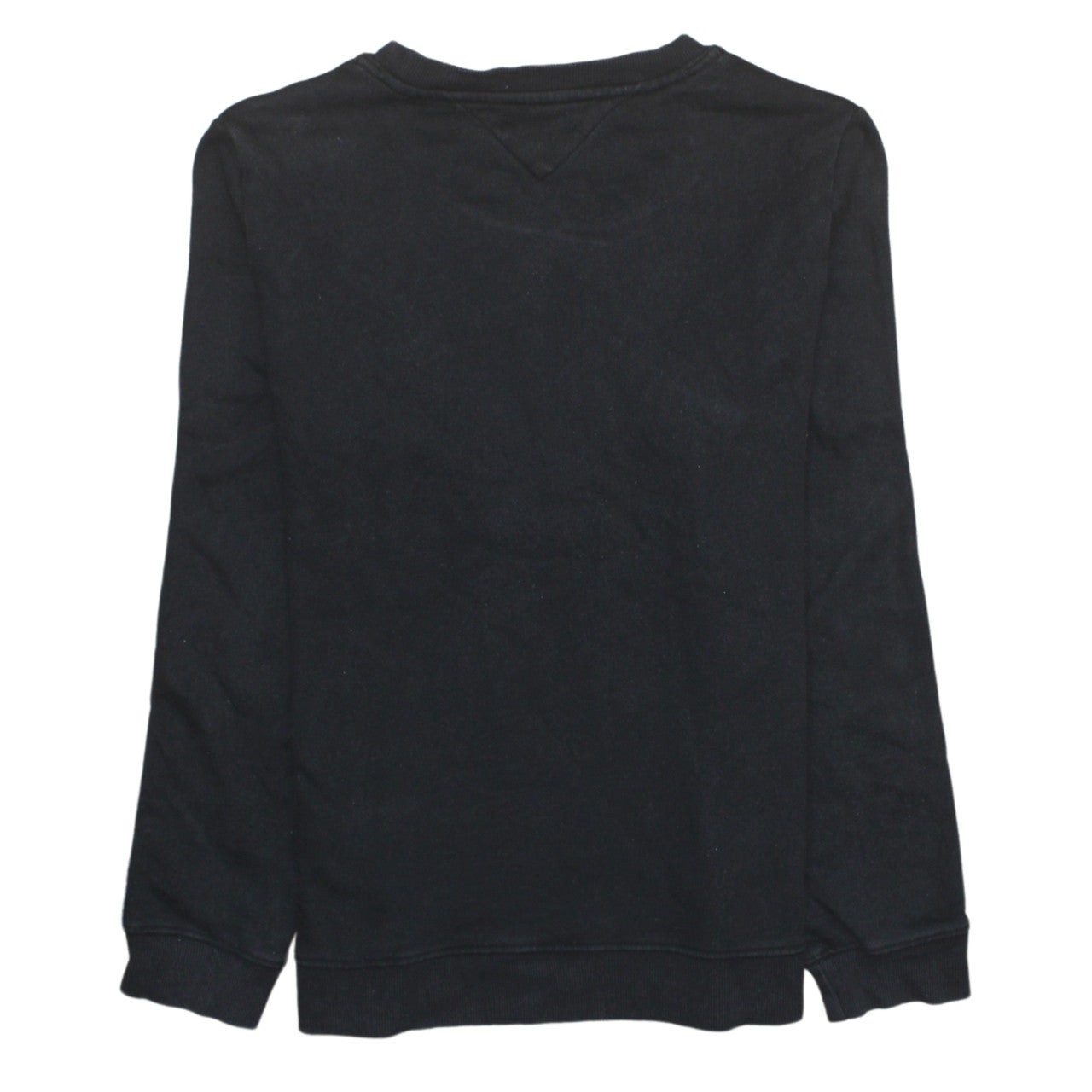 Tommy Hilfiger Men's Black Logo Sleeve Pullover Sweatshirt Medium