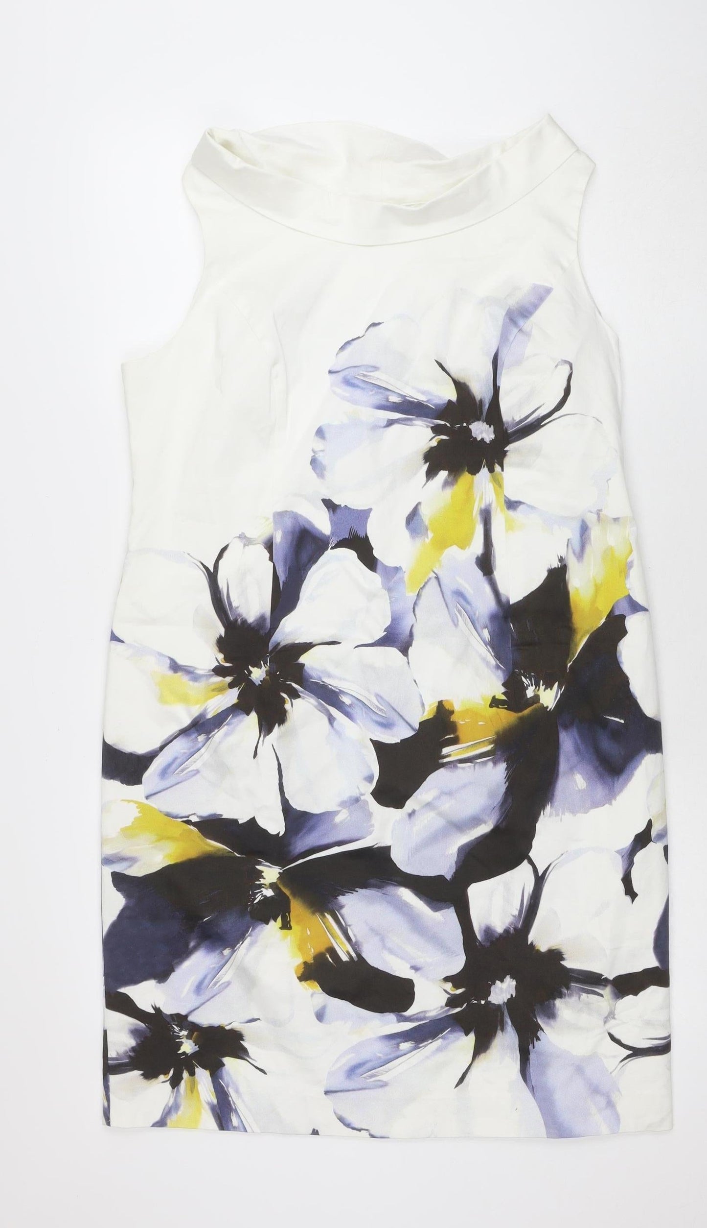 Minuet Petite Women's Multicoloured Floral Sheath Dress Size 18