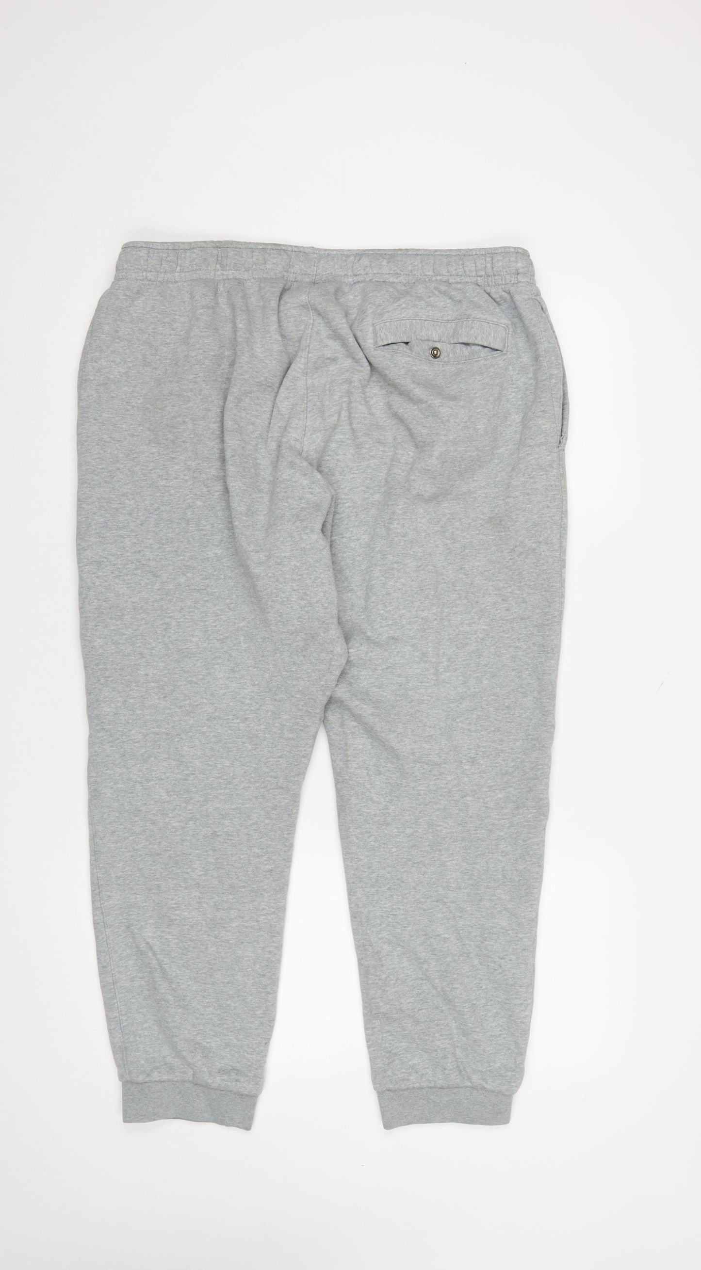 Nike Women's Grey XL Jogger Sweatpants with Logo and Drawstring