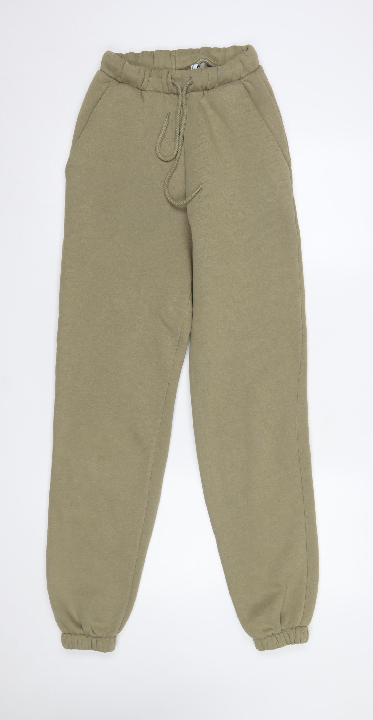 ASOS DESIGN Women’s Green Jogger Trousers Size 4 Elastic Waist