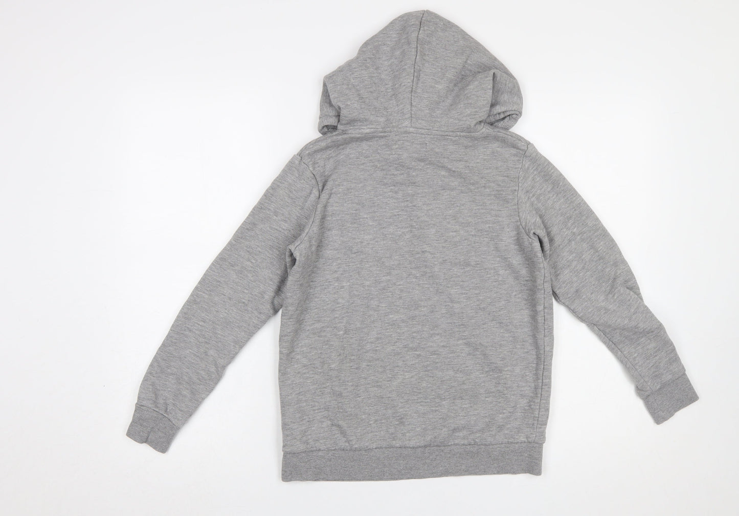 Jack & Jones Boys Grey Hooded Pullover Sweatshirt Size 152cm