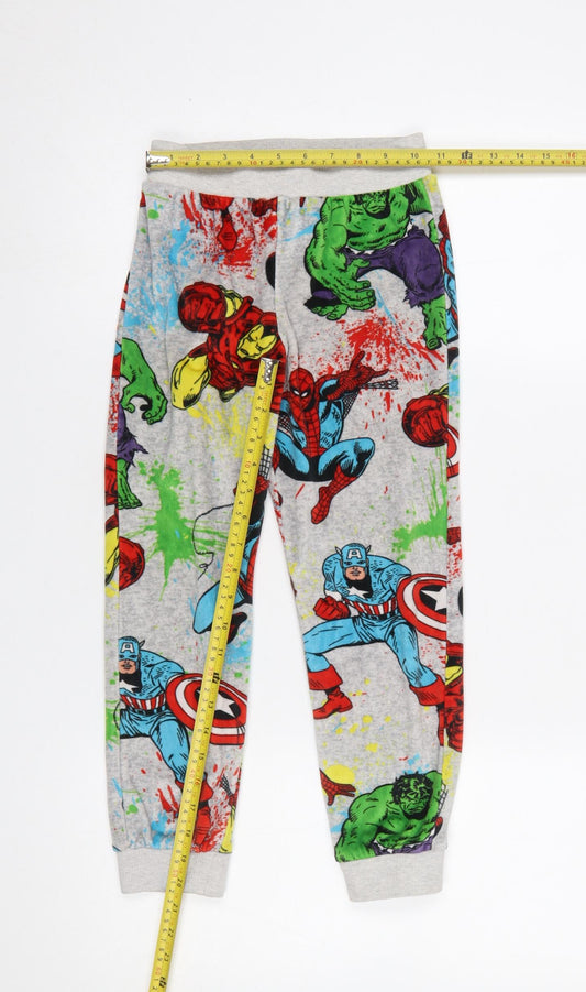 Marvel Boys Multicoloured Superhero Pyjama Pants 8-9 Years