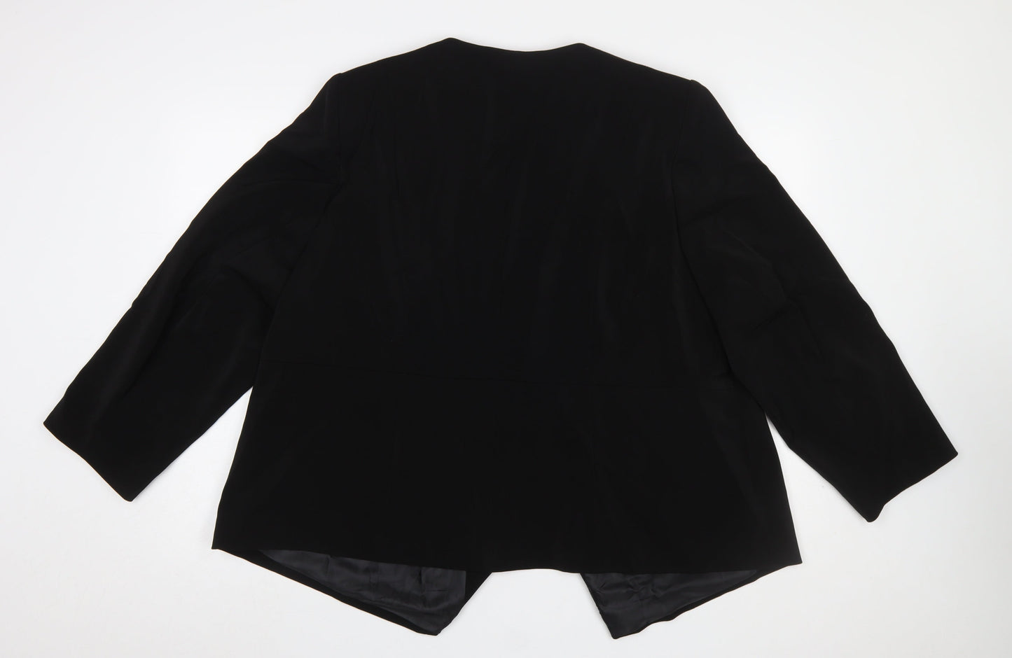 Portrait Women's Black Size 26 Classic Single-Breasted Blazer