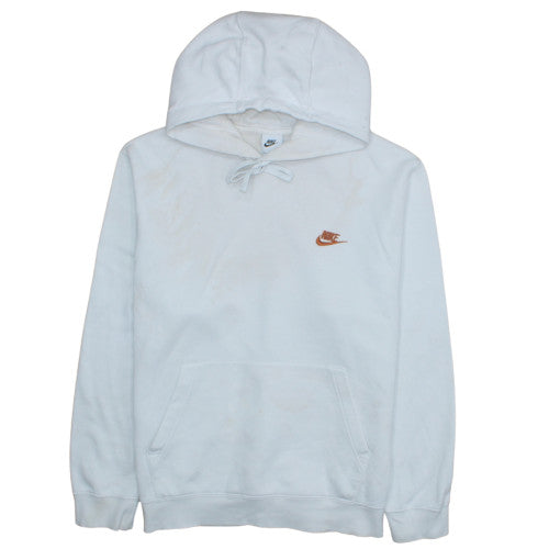 Nike Men's White Pullover Hoodie L Fleece Sportswear