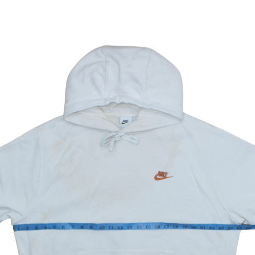 Nike Men's White Pullover Hoodie L Fleece Sportswear
