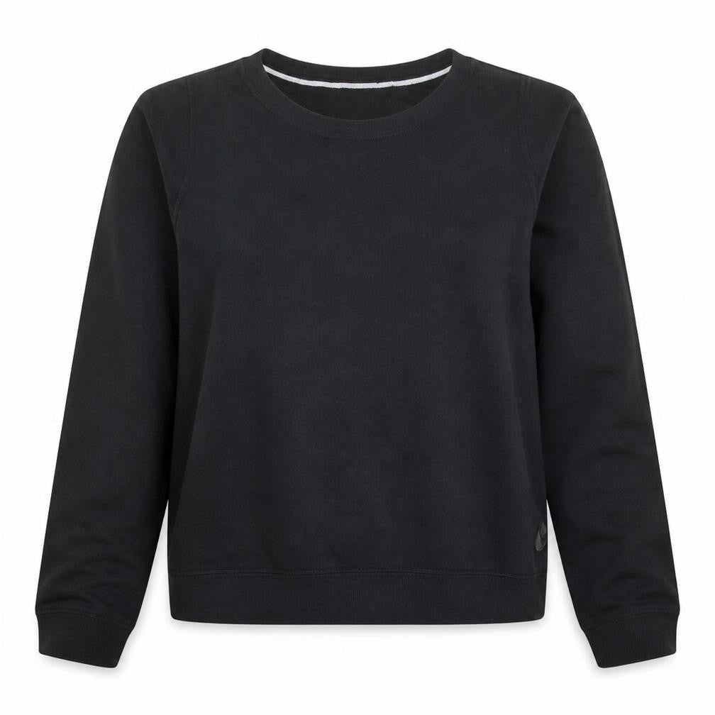 Nike Women's Black Cotton Pullover Sweatshirt Size L