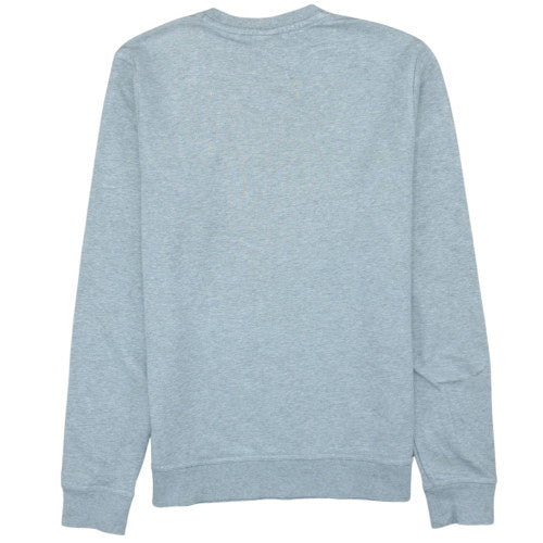 Nike Men's Grey Regular Fit Crew Neck Cotton Sweatshirt M