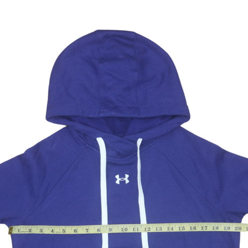 Under Armour Men's Blue Pullover Hoodie S Relaxed Fit Fleece