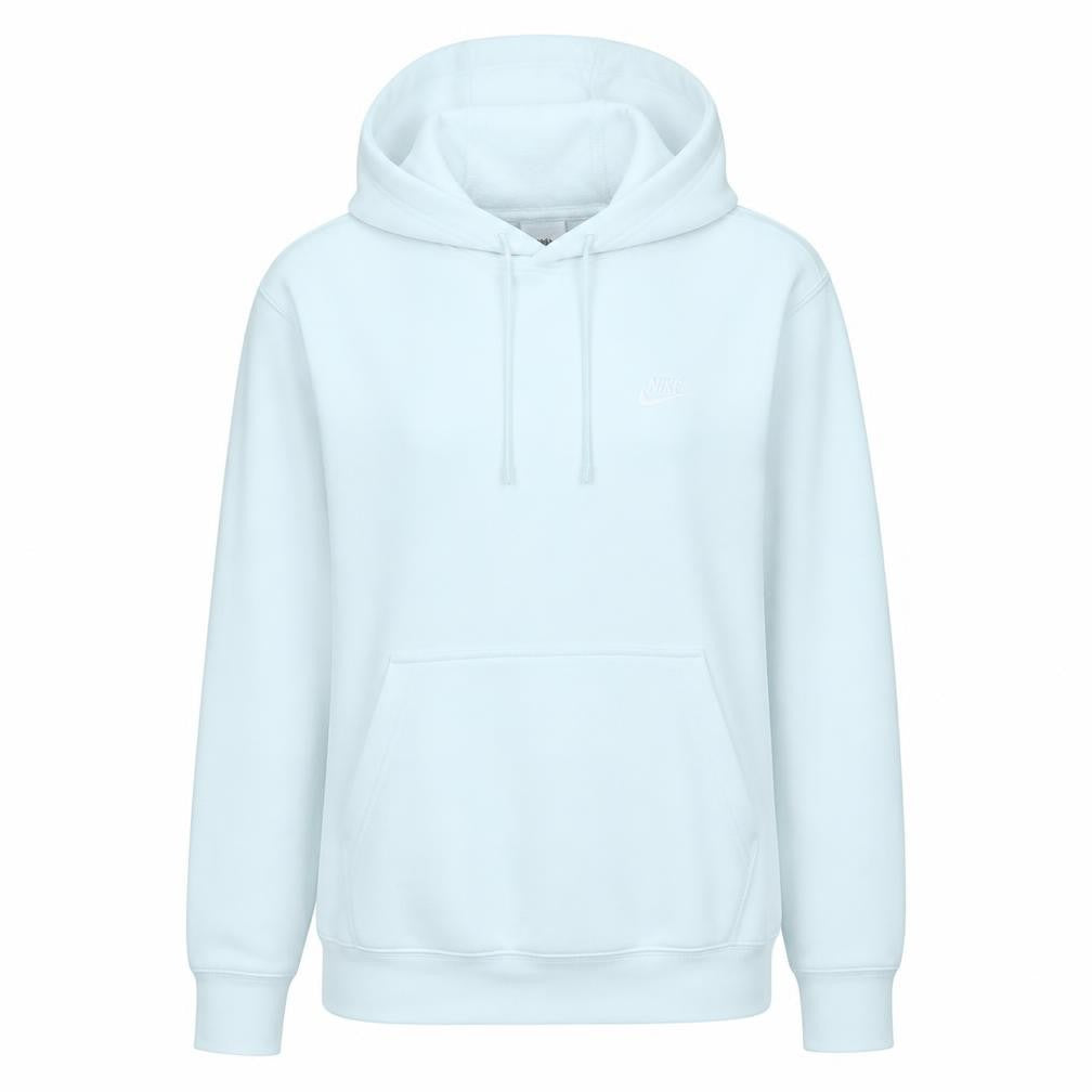 Nike Women’s White Pullover Hoodie Small Cotton Blend Soft Fleece