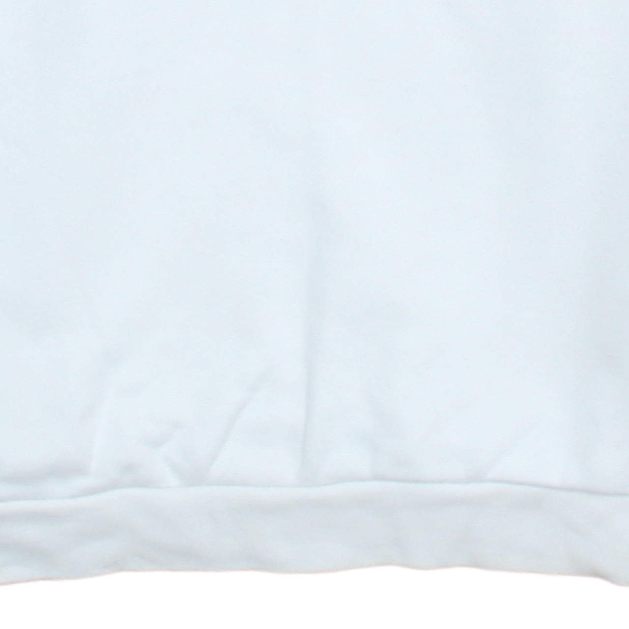 Adidas Women White Crew Neck Pullover Sweatshirt UK 4 Cotton Blend