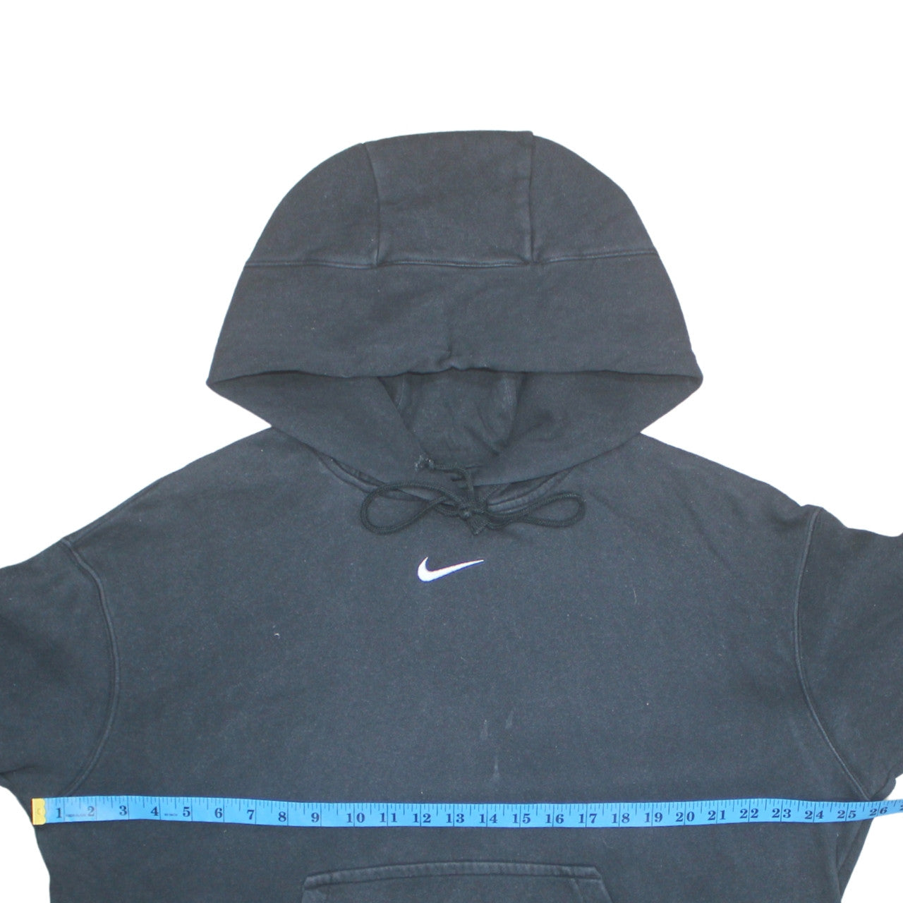 Nike Men's Black Pullover Hoodie M Fleece Sweatshirt Logo Sportswear