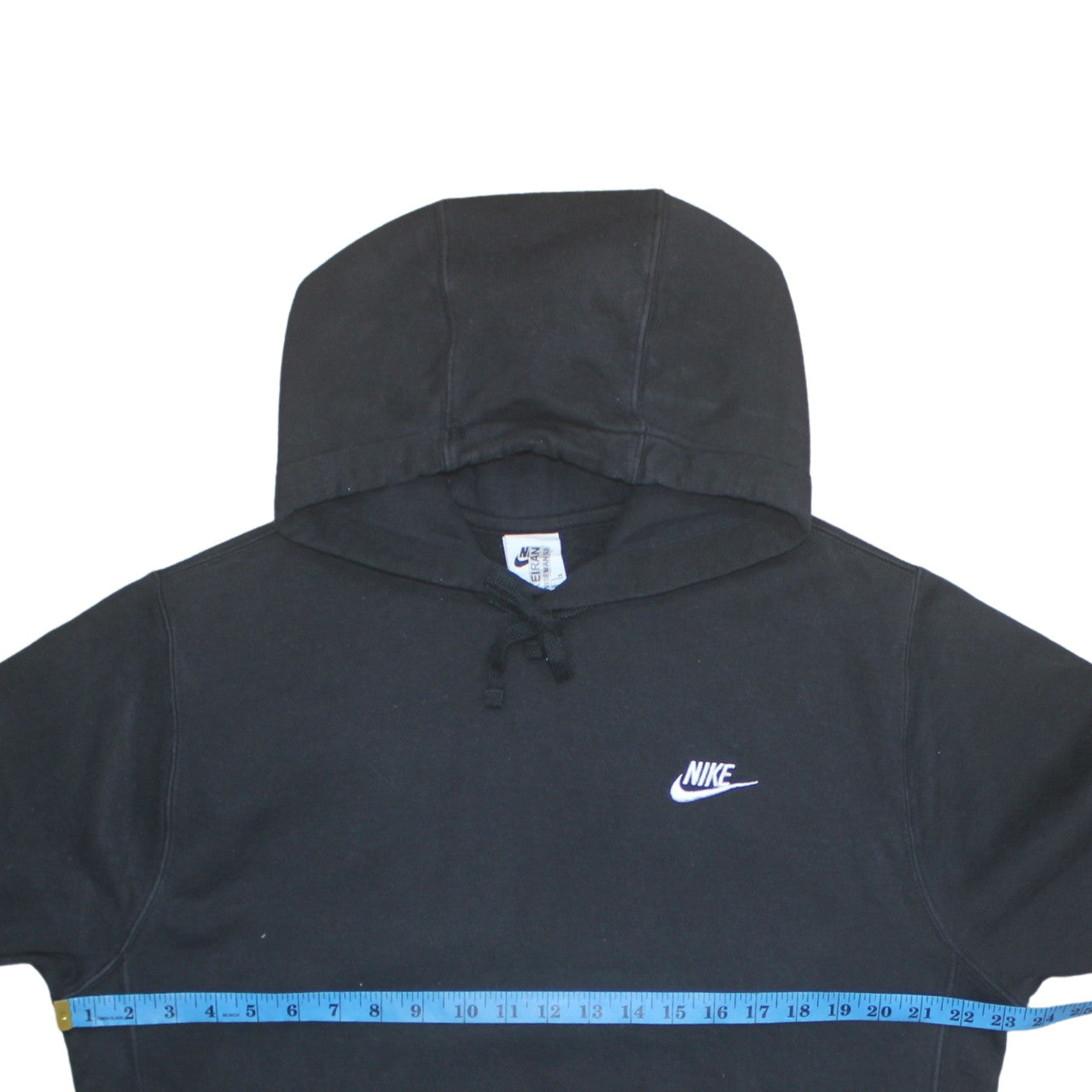 Nike Men's Black Pullover Hoodie M Fleece Logo Sportswear