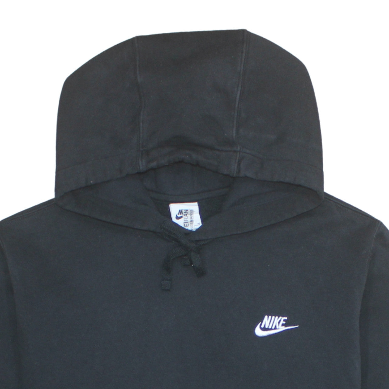 Nike Men's Black Pullover Hoodie M Fleece Logo Sportswear