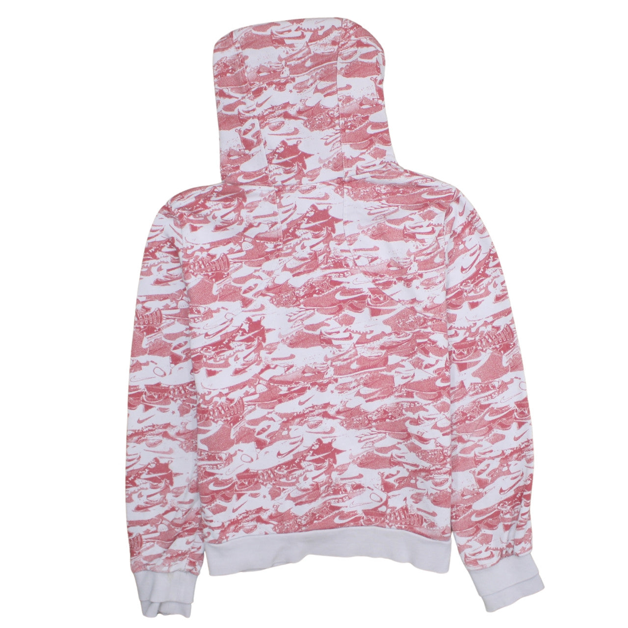 Nike Boys White Red Camouflage Pullover Hoodie XL Cotton Blend Sweatshirt