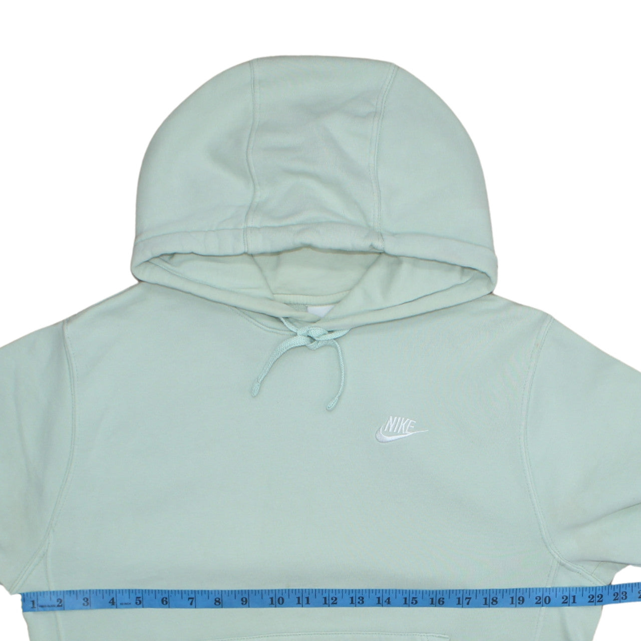 Nike Women Mint Green Pullover Hoodie Small Cotton Blend