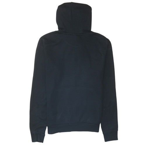 Puma Women Black Pullover Hoodie Size 12 Logo Print Casual