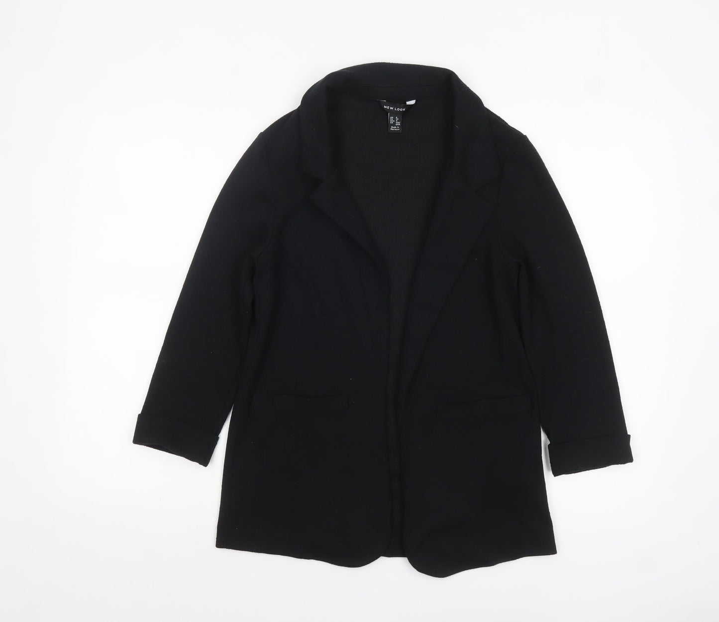 New Look Women's Black Size 8 Classic Single-Breasted Blazer