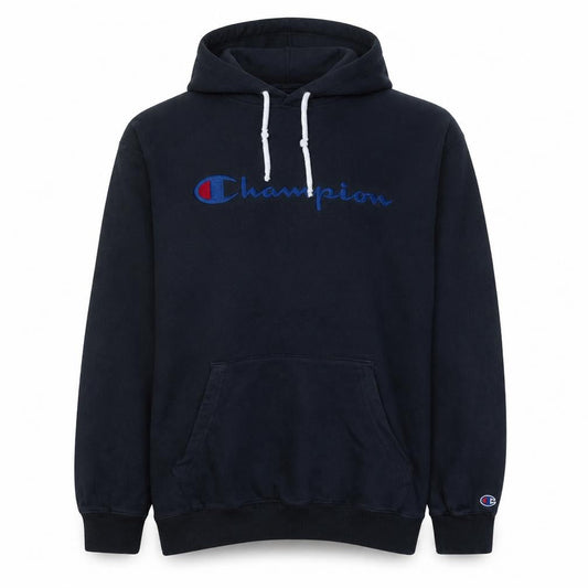Champion Men’s Black Pullover Hoodie Large Sports Fleece