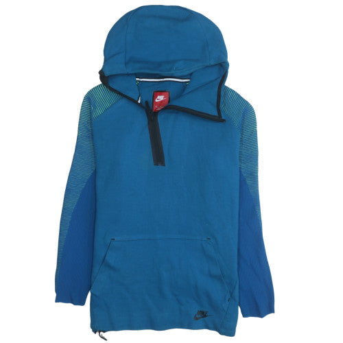 Nike Men's Blue 1/2 Zip Hoodie Size M Regular Fit
