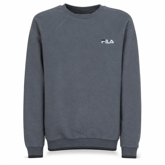 Fila Men's Grey Crew Neck Pullover Sweatshirt Size S Regular Fit